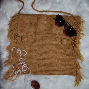 Handmade crossbody bag/ purse